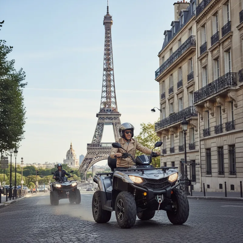 Faire du quad dans Paris : circuits, tarifs et sans permis