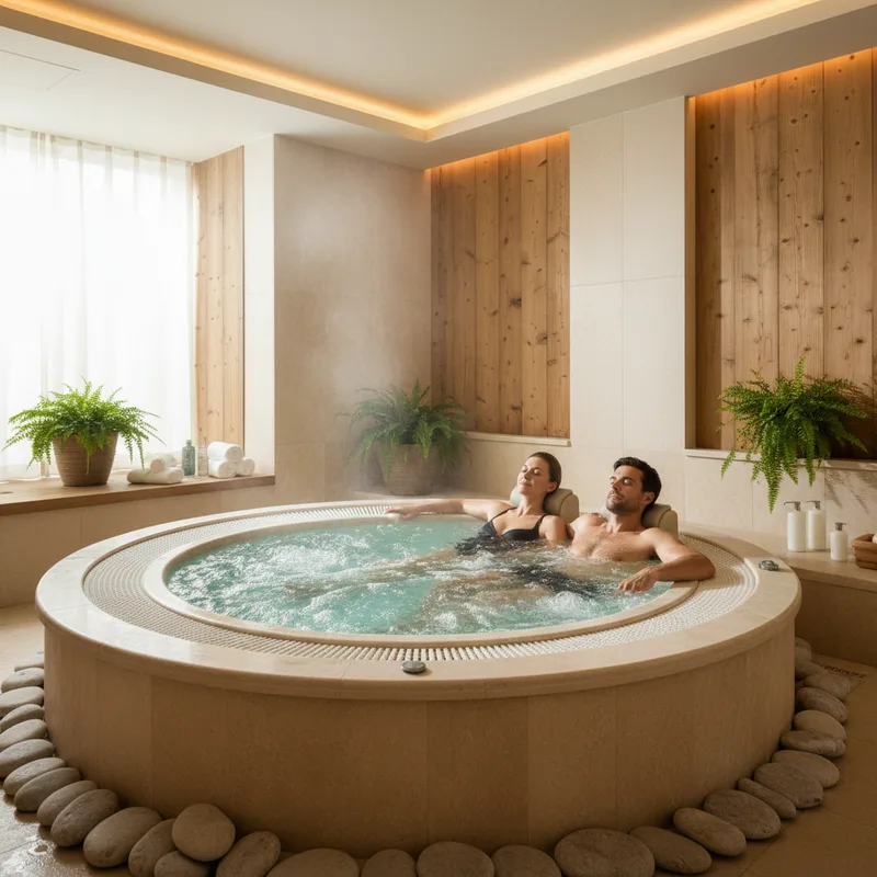 Le spa Naturellement Luxe Paris : spa privatif et jacuzzi en duo